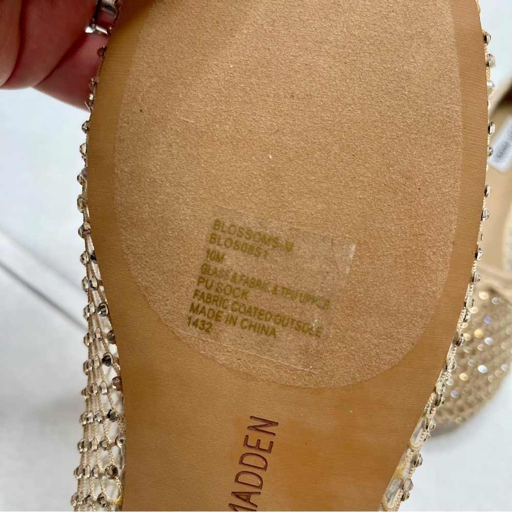 Steve Madden Blush Embellished Ballet Flats NIB - Picture 6 of 7